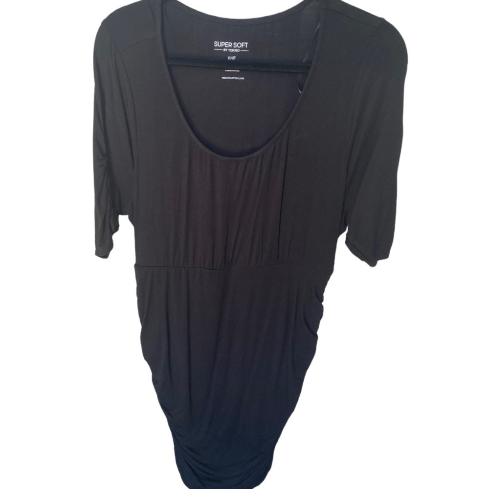 Torrid Bodycon dress- super soft black